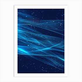 Abstract Space Background 2 Art Print