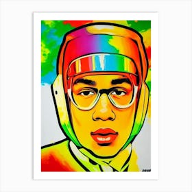 A Boogie Wit Da Hoodie Colourful Pop Art Art Print