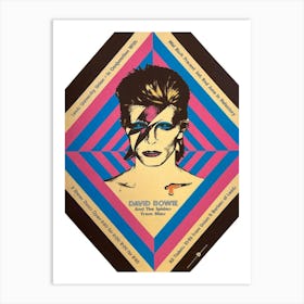 David Bowie Leeds Concert Poster Art Print