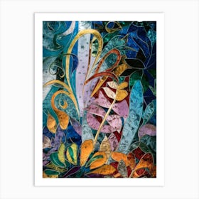 Stained Glass Art Art Print