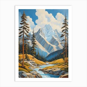 Mountain Stream 1 Art Print