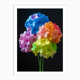 Bright Inflatable Flowers Hydrangea 3 Art Print