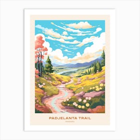 Padjelanta Trail Sweden 2 Hike Poster Art Print