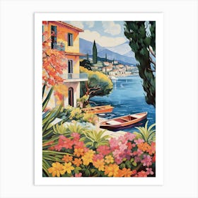Lake Como Italy Vintage 3 Art Print