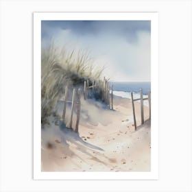 Sand Dunes Art Print