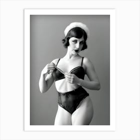 1920's Burlesque Dancer ~Reimagined 60 Art Print