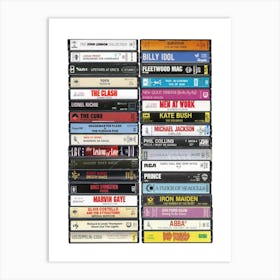 1982 Music - Cassette Print - Born in '82 Art Print