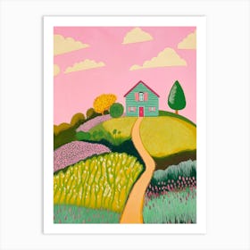 House On A Hill Art Print