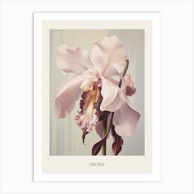 Floral Illustration Orchid 1 Poster Art Print