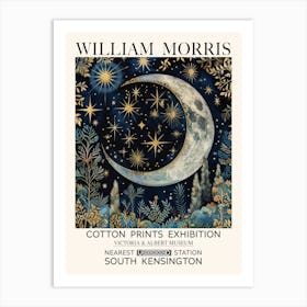 William Morris Silver Moon Print Art Print