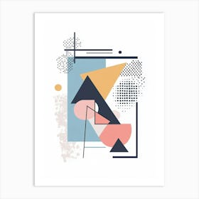 Abstract Geometric Pattern Art Print