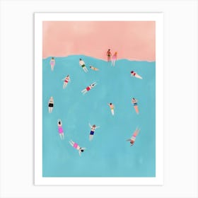 Ocean Pool Party Art Print