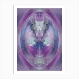Cosmic Ascension Lilac  Art Print