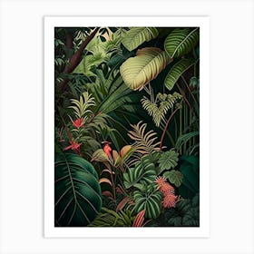 Majestic Jungle 11 Botanicals Art Print