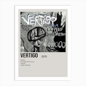 Vertigo By Lil Peep Minimalist Album Poster 1 Art Print