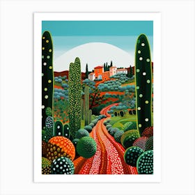 Agrigento, Italy, Illustration In The Style Of Pop Art 4 Art Print