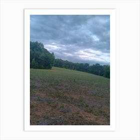 Empty Field Art Print