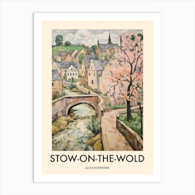 Stow On The Wold (Gloucestershire) Painting 8 Travel Poster Art Print