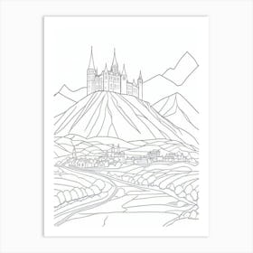 Scottish Castle Art Print