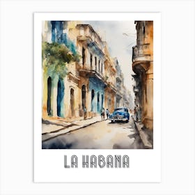 La Habana Cityscape 3 Art Print