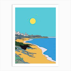 Minimal Design Style Of Gold Coast, Australia3 Art Print