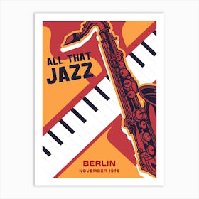 All That Jazz 1 Art Print