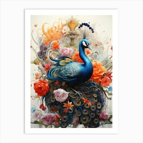 Peacock 3 Art Print