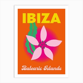Ibiza Travel Print Art Print
