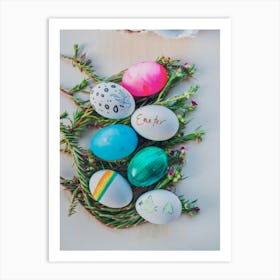 Easter Eggs 401 Art Print