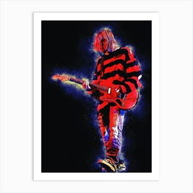 Spirit Of Kurt Cobain Live In Chicago Art Print