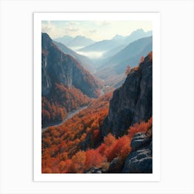 Autumn In The Mountains 1 Art Print