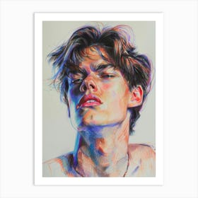 Portrait Of A Young Man 29 Art Print