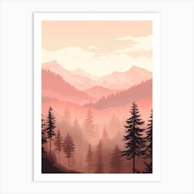 Landscape With Trees Art Print