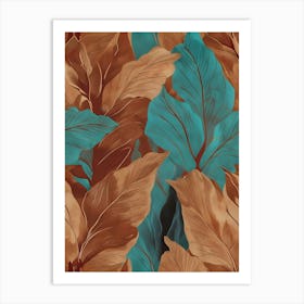 Tropical Leaves 35 Art Print