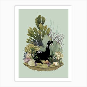 Tiny Nessie (Loch Ness Monster) Art Print