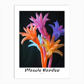 Bright Inflatable Flowers Poster Kangaroo Paw 3 Art Print
