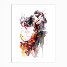 Dancing Couple Art Print