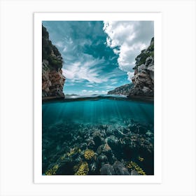 Underwater Seascape Art Print