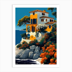 House By The Sea Art Print