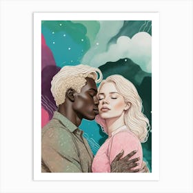 Cosmic Romance Art Print