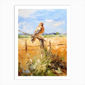 Bird Painting Pigeon 1 Art Print