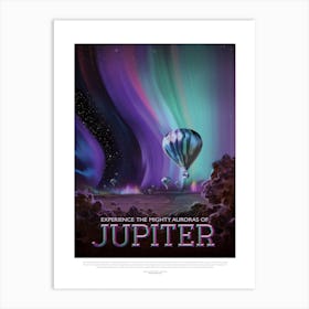 Jupiter Space Travel Nasa Poster Art Print