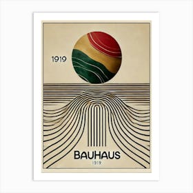 Bauhaus exhibiton print Poster