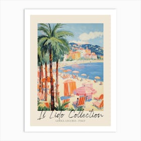 Lerici, Liguria   Italy Il Lido Collection Beach Club Poster 1 Art Print