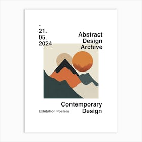 Abstract Design Archive Poster 27 Art Print