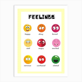 Emocions Art Print