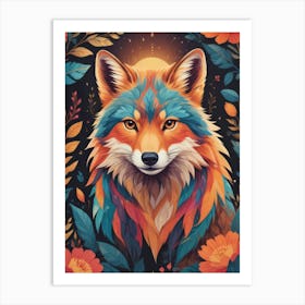 The Autumn Fox Art Print