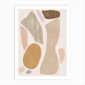 Nude No.2 Abstract Cut Out Art Print Art Print