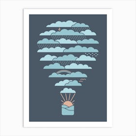 Weather Balloon Art Print