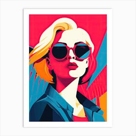 Florida, pop art Art Print